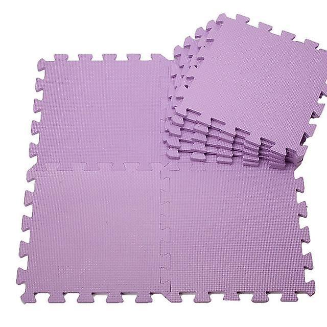 Slowmoose Baby Eva Foam Puzzle Play Mat - Interlocking Exercise Floor 25pcs 30x30cm / purple