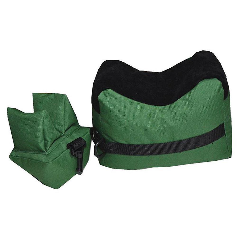 Waytogo Tactical Hunting Target Front Rear Rifle Air Gun Bench Rest Shooting Sand Bag Dark Green