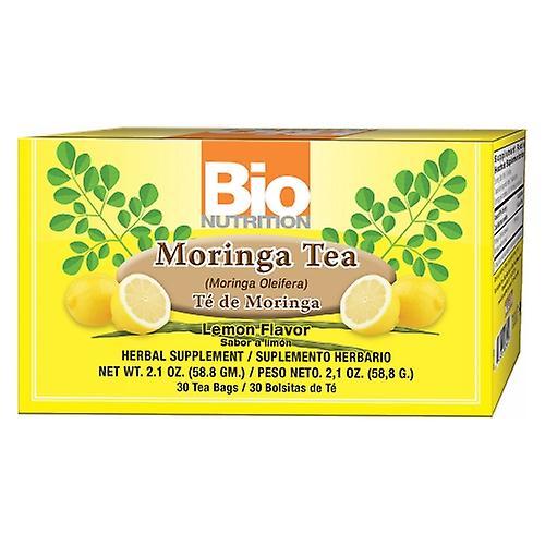 Bio Nutrition Inc Moringa Tea, Lemon 30 Bags (Pack of 1)