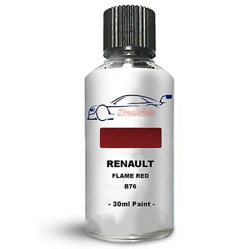 Auto Car Specialist Touch up paint for renault velsatis flame red b76 stone chip brush