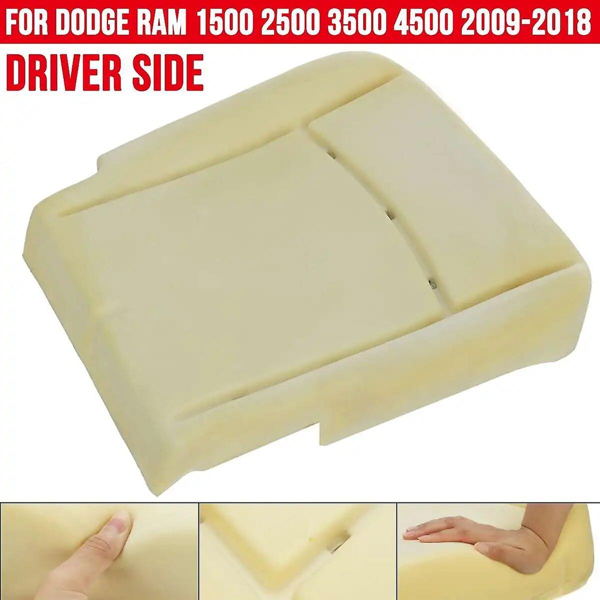 Eccpp For Dodge Front Driver Comfort Seat Cushion Bottom Seat Foam Cushion Breathable Seat Mat Ram 1500 2500 3500 4500 2009-2018