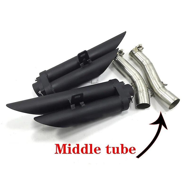 Muggyz Dual-outlet Motorcycle Exhaust Muffler Pipe For Yamaha R1 Yzf-r1 2004-2005 2006 2007 2008 20092010 2012-2014 Year 2004-2006