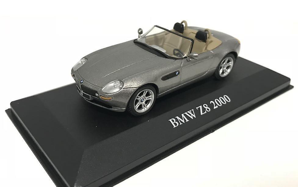 BMW Z8 Diecast Model 1:43 scale Dark Silver Ex Mag 10cm / 3.9in long