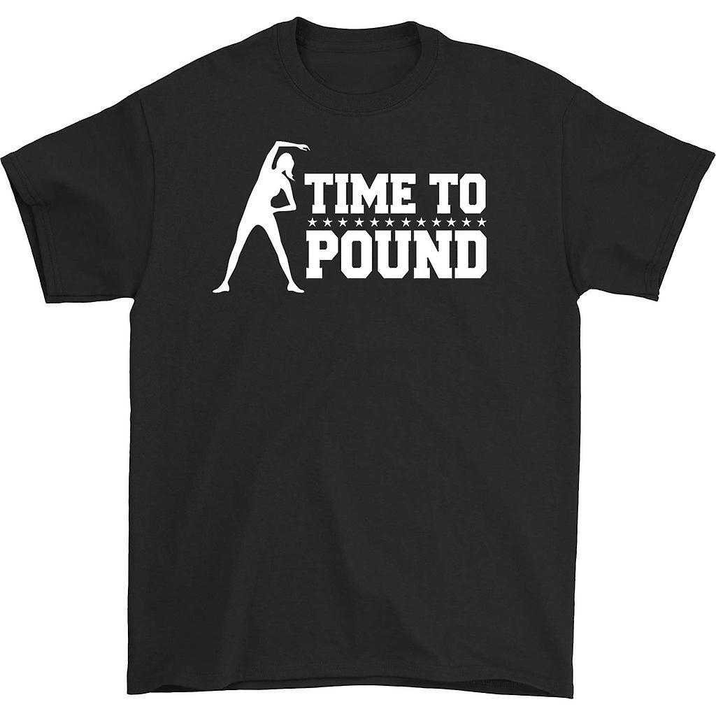 HISHARK Time to pound t-shirt Black XL