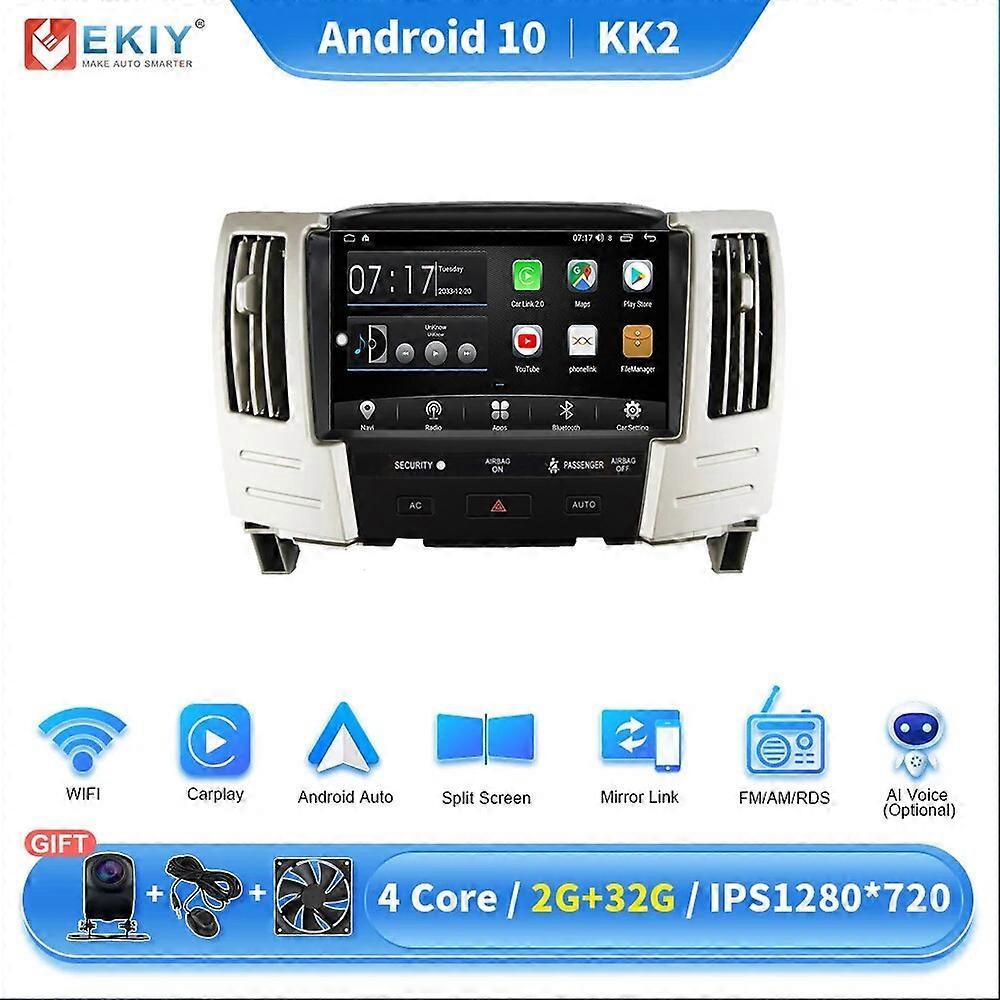 Redkid Android Car Radio For Lexus RX300 RX330 RX400 2004 - 2007 Multimedia Video Player Autoradio Navigation Carplay GPS KK2 2G 32G