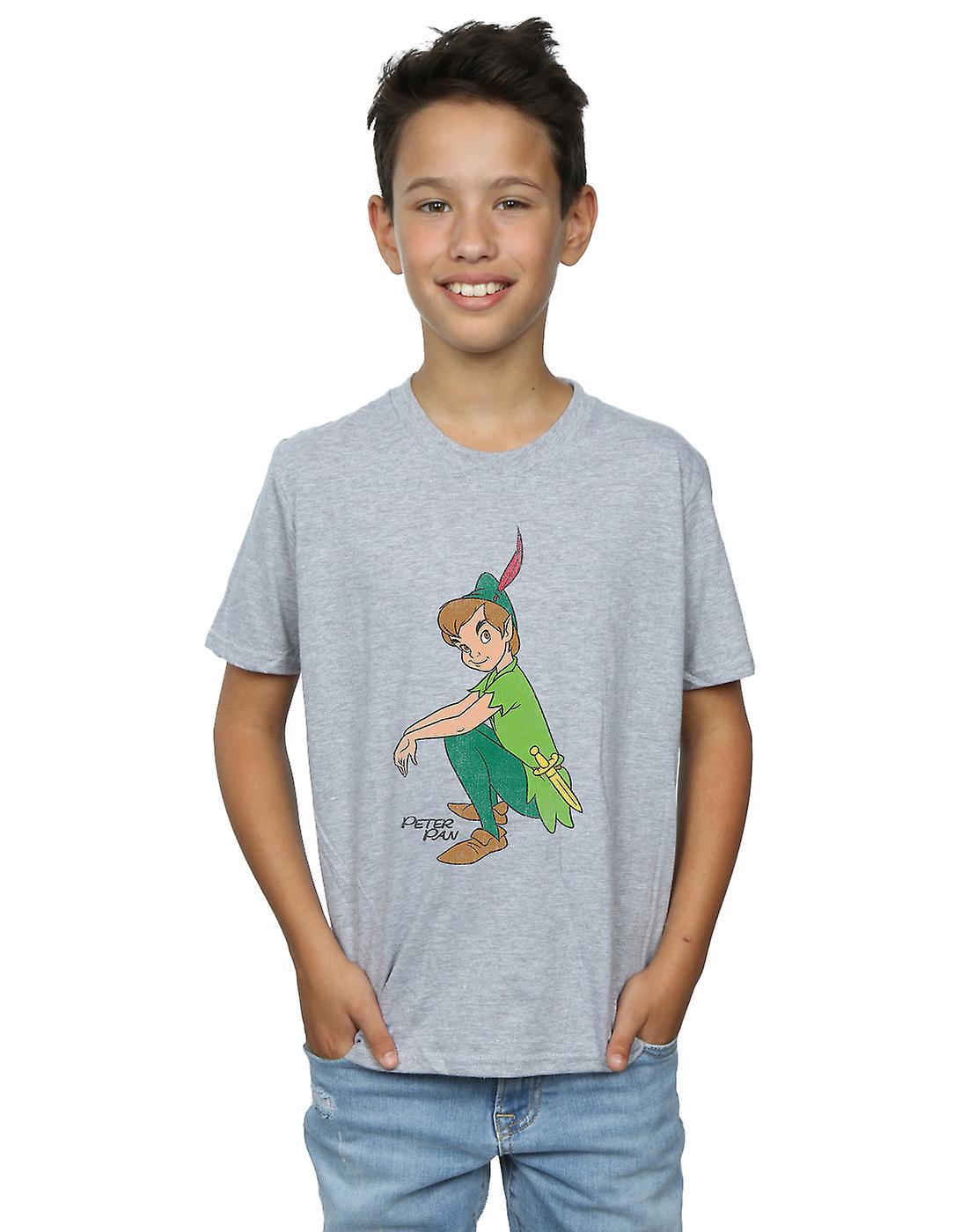 Disney Boys Peter Pan Classic Peter T-Shirt White 7-8 Years