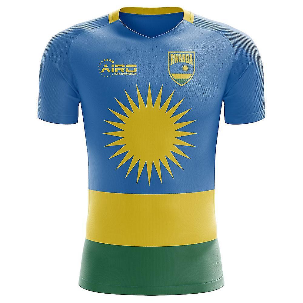 Airo Sportswear 2024-2025 Rwanda Home Concept Football Shirt Blue L