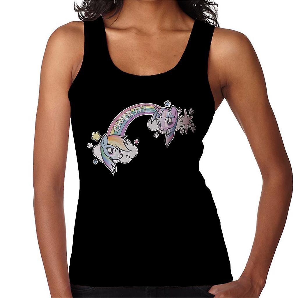 My Little Pony Rainbow Over It Women's Vest Black Large