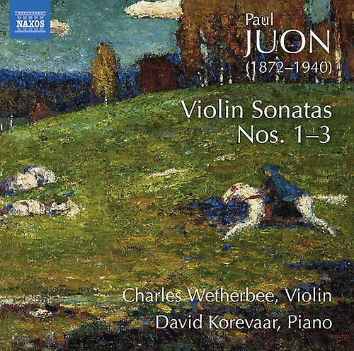 Naxos Juon / Wetherbee / Korevaar - Violin Sonatas 1-3 [COMPACT DISCS] USA Import