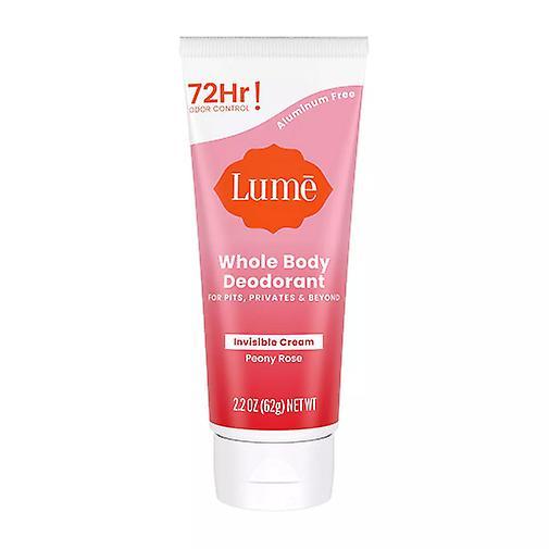 Lume Whole Body Deodorant Invisible Cream Peony Rose Scent