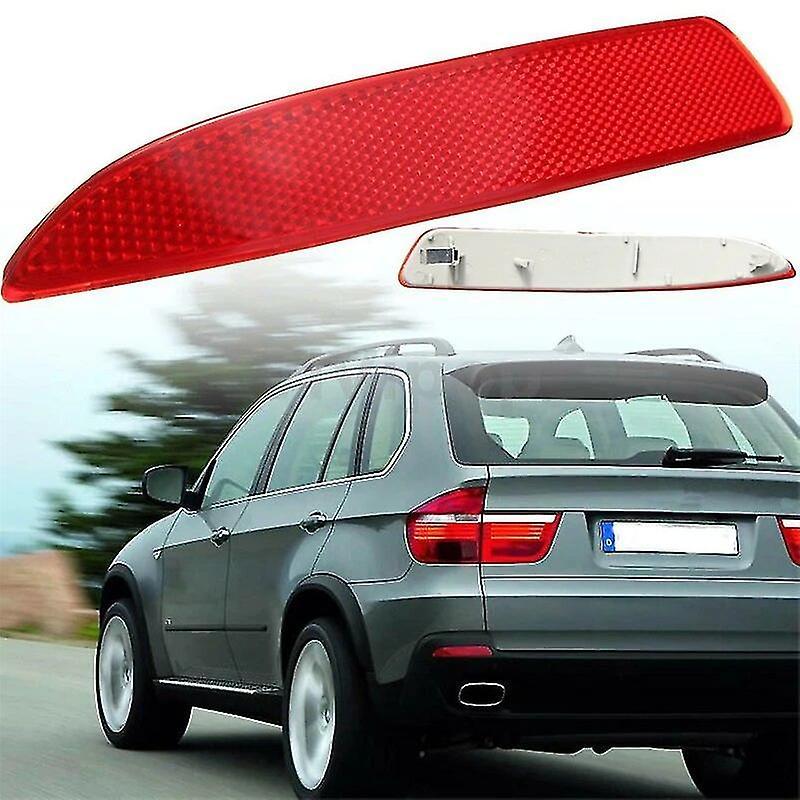 For BMW X5 E70 2007 2008 2009 2010 63217158949 63217158950 Left Right Rear Bumper Reflector Light Red Lens Xixi UNITED KINGDOM