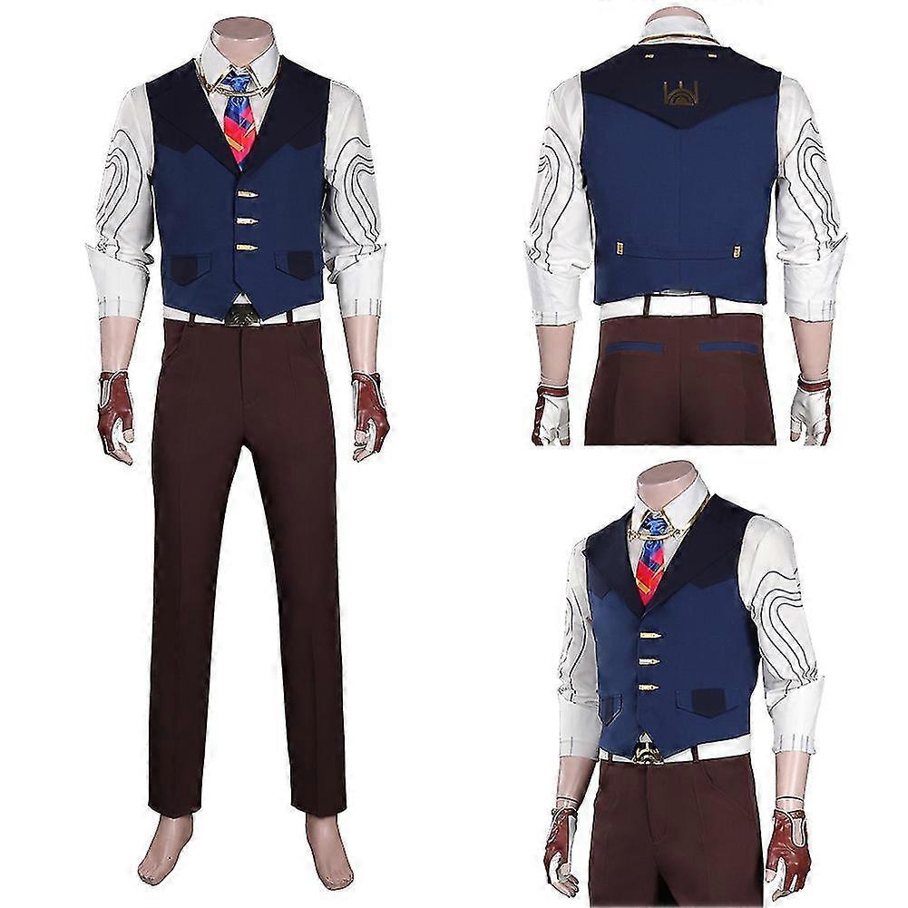 Snniv Valorant Chamber Cosplay Costume Outfits Halloween Carnival Suit M