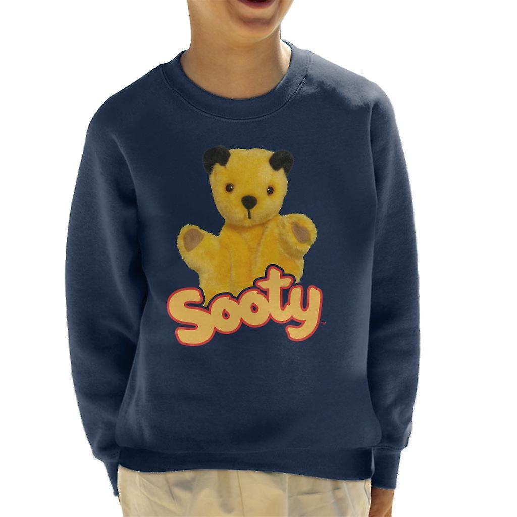 Sooty Wave Logo Kid's Sweatshirt Navy Blue X-Small (3-4 yrs)