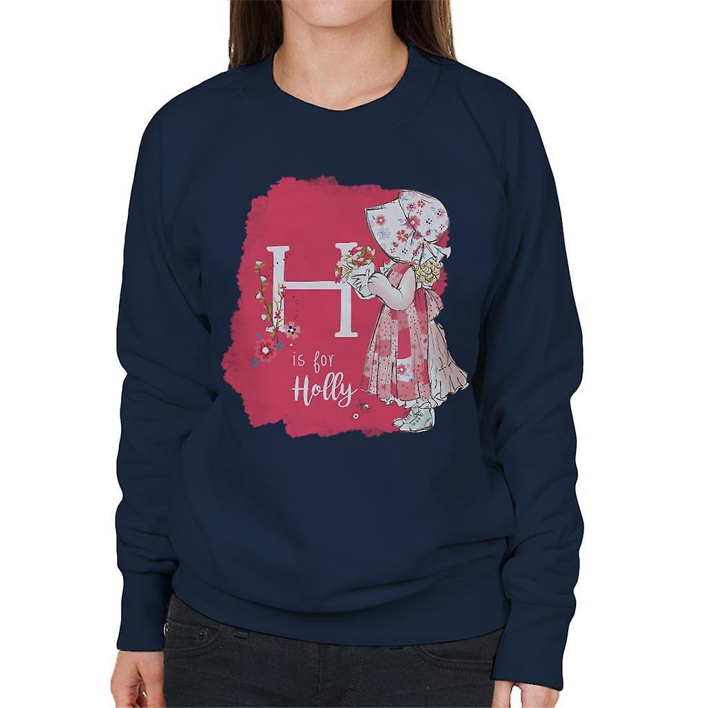 Holly Hobbie H Is For Holly Women's Sweatshirt Navy Blue XX-Large