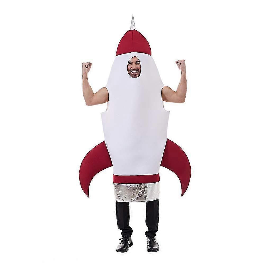 Ghygv Polyester Rocket-Space Cosplay Costume Halloween Festival Cosplay Suit for Masquerades Party