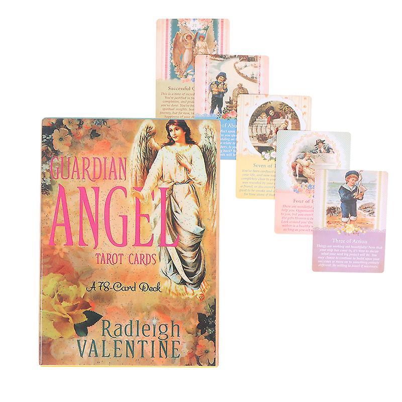 Unbrand Guardian Angel Tarot Cards Oracle Cards Party Prophecy Divination Board Game Multicolor one size