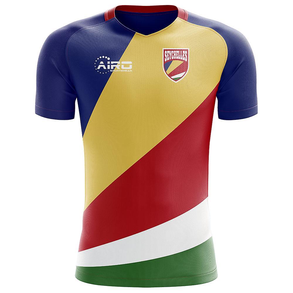 Airo Sportswear 2024-2025 Seychelles Home Concept Football Shirt Yellow L