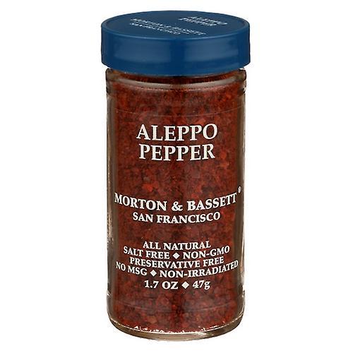 Morton & Bassett Pepper Aleppo, Case of 3 X 1.7 Oz (Pack of 1)