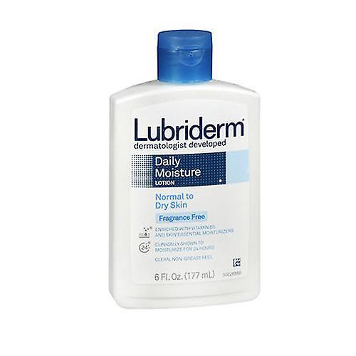 Lubriderm  Daily Moisture Lotion, Fragrance Free 6 oz (Pack of 1)