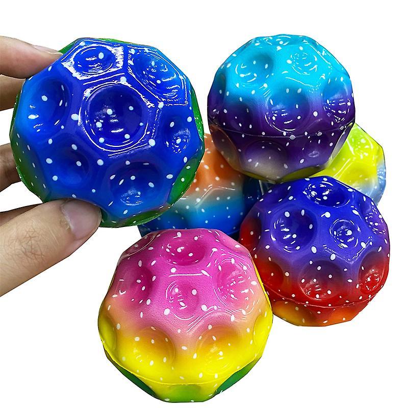 Waidfu 6pcs Astro Jump Balls Galaxy Ball For Fun Coordination And Grip