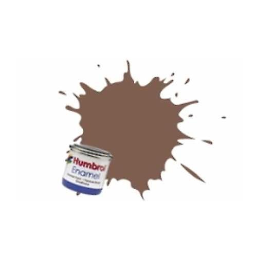 Humbrol Enamel Paint 14ml No 186 Brown - Matt