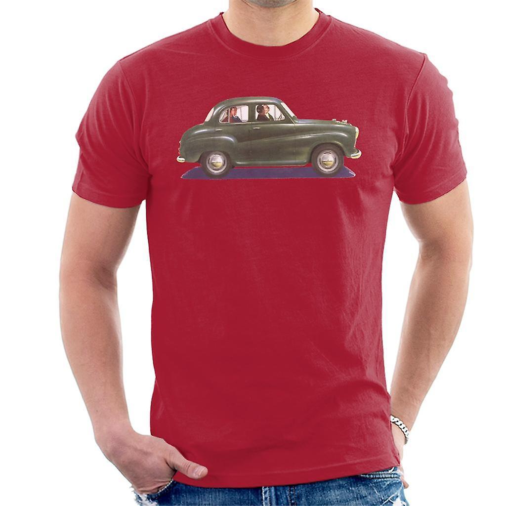 Austin A35 Green British Motor Heritage Men's T-Shirt Cherry Red Small