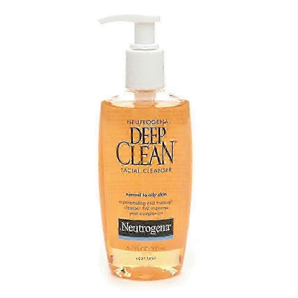 Neutrogena Deep Clean Facial Cleanser, For Normal To Oily Skin, 6 Oz