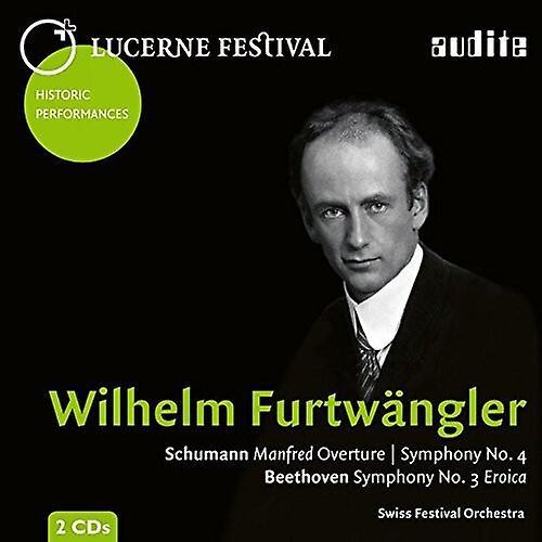 Audite Wilhelm Furtwangler - Manfred Overture Eroica  [COMPACT DISCS] 2 Pack USA import