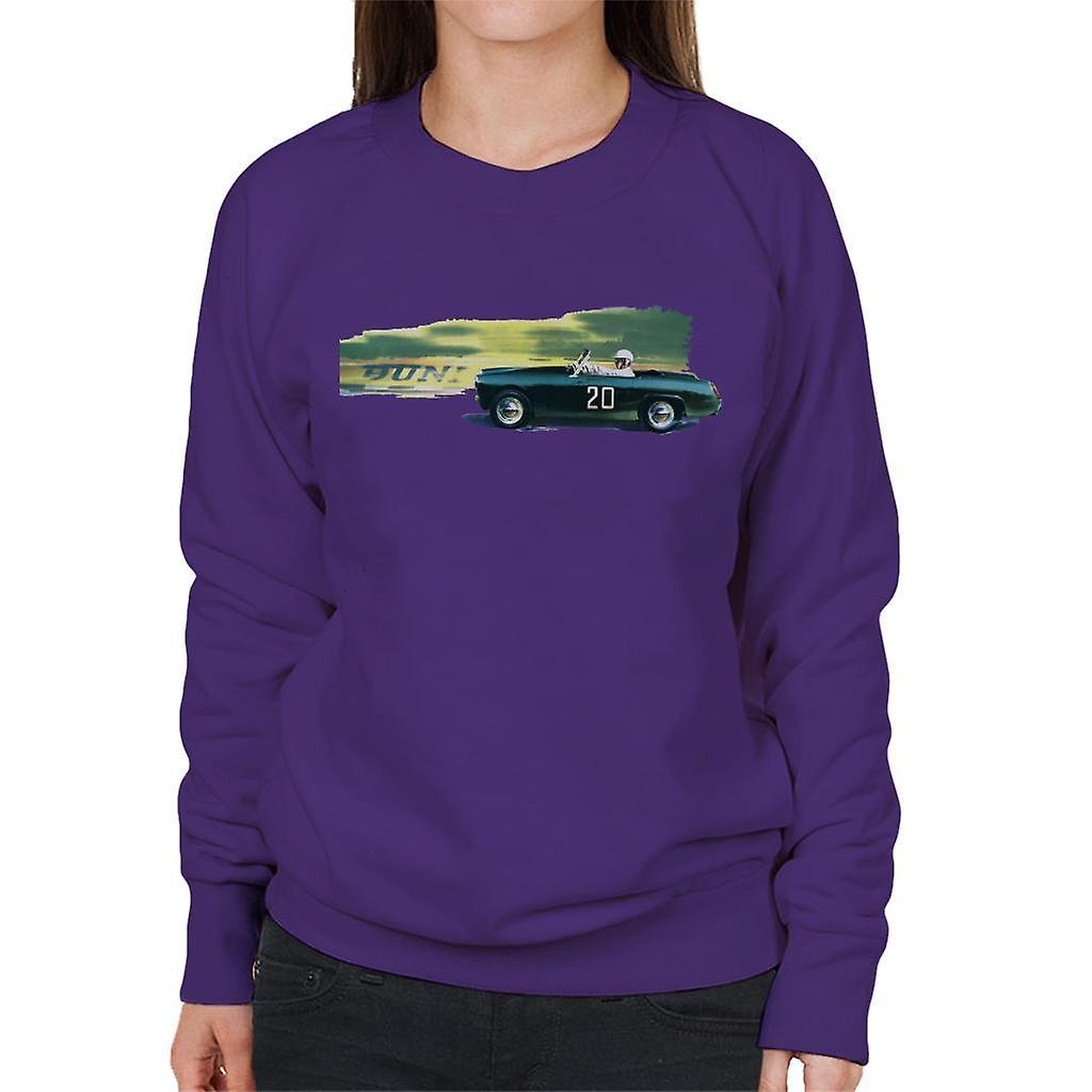 Austin Healey 20 Green British Motor Heritage Women's Sweatshirt Purple XX-Large