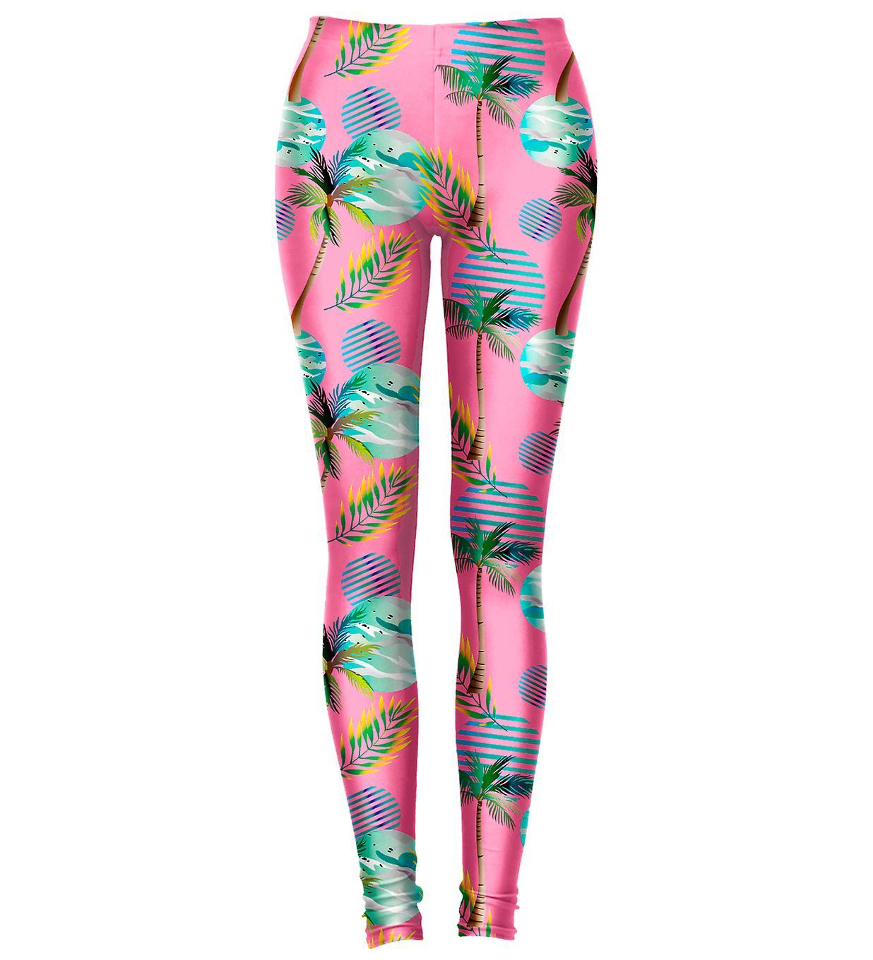 Mr Gugu & Miss Go Mr. Gugu Miss Go Tropical Palm Leggings 2XL