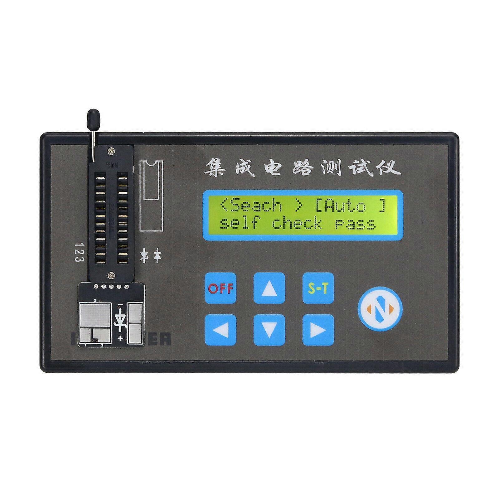 Unbrand Integrated Circuit Tester Digital IC Tester W/ Sockets for Logic Chip Diode LED FT