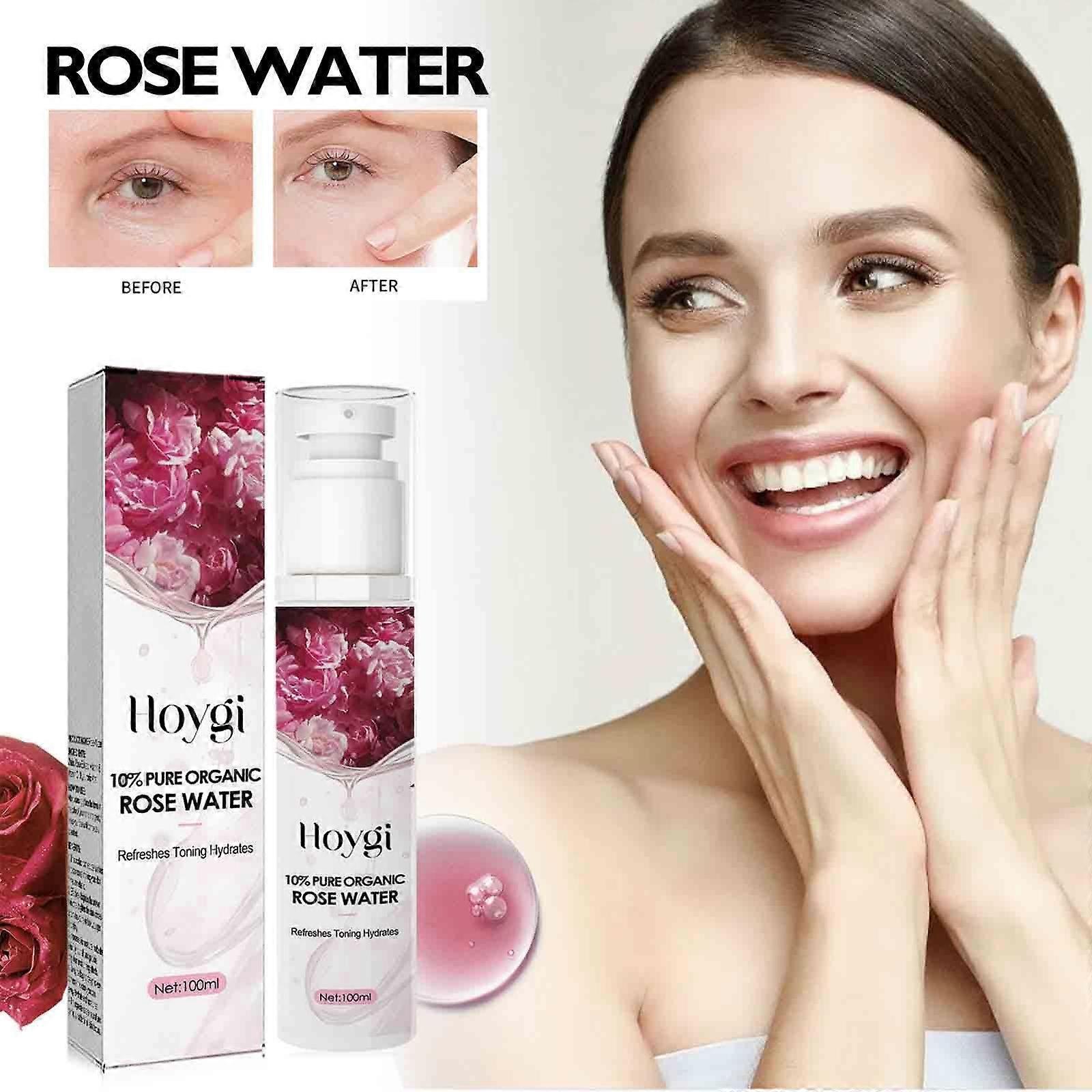 Flye Water Toner For Face Pore For Face  Rosewater Face Toner For Women Hydrating Toner Facial Toner Toner For Oily Skin Water Facial Tone 100ml 24...