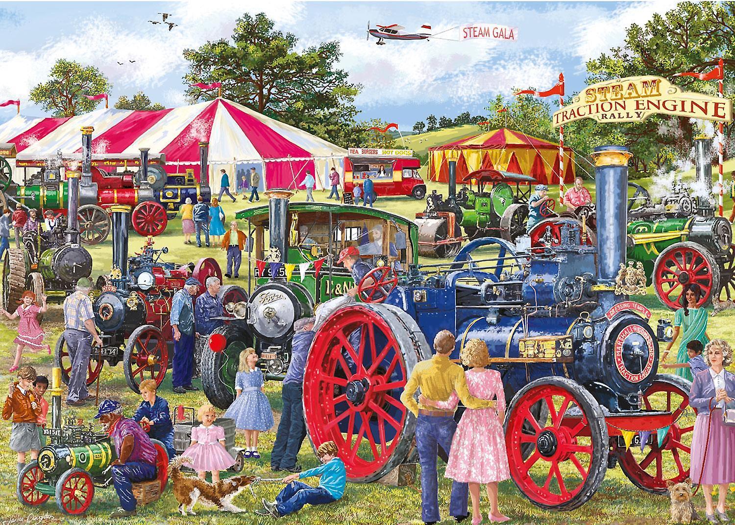 Falcon De Luxe Falcon Deluxe Steam Engine Rally Jigsaw Puzzle (1000 Pieces)