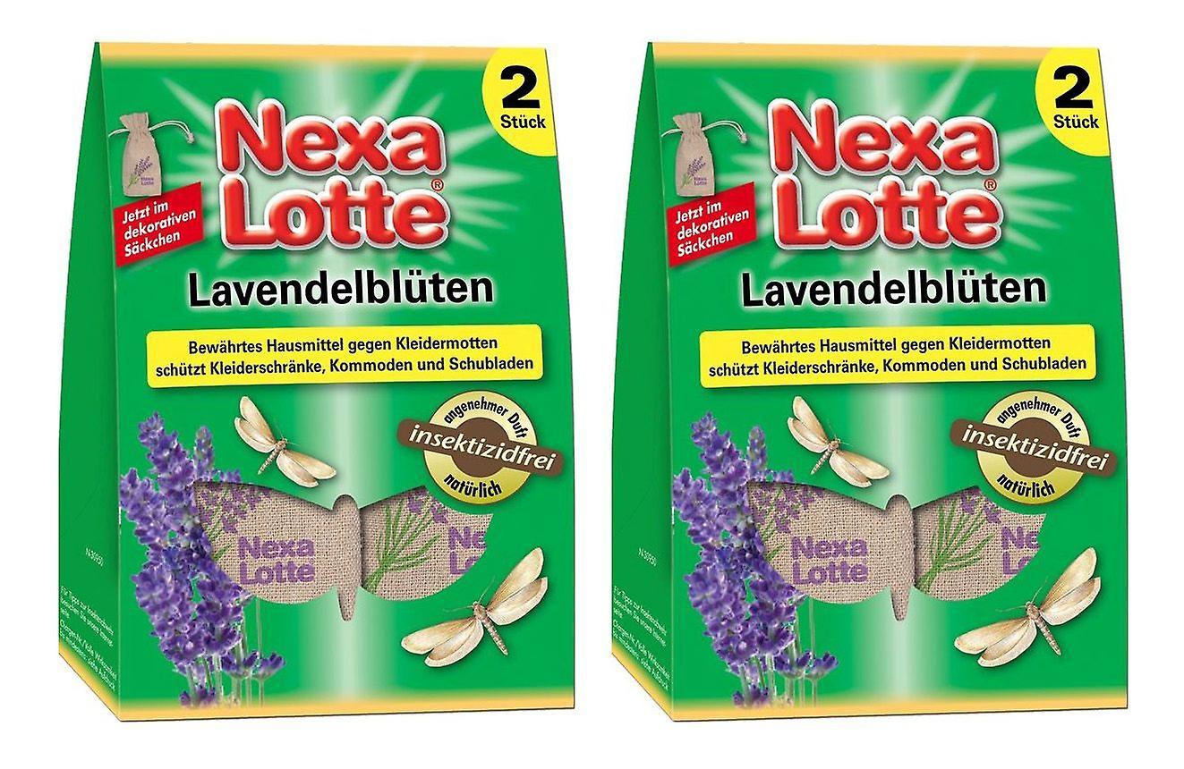 2 x NEXA LOTTE® lavender flower bags, 2 bags