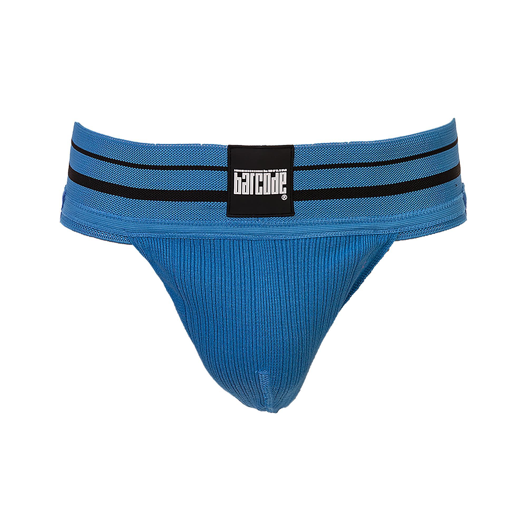 Barcode Berlin Andreus Jockstrap Blue-Black | Men's Underwear | Men's Jockstrap L