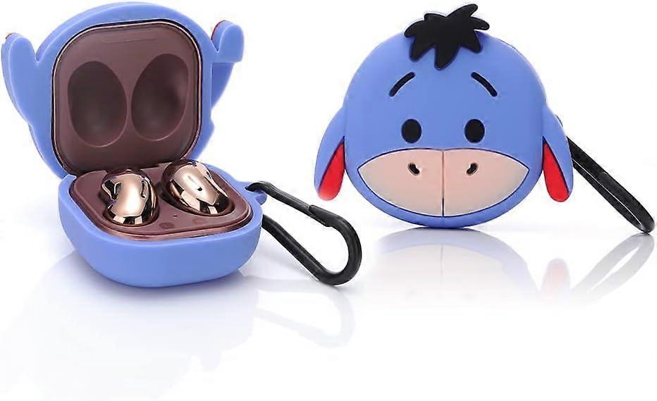 LINCMAN Silicone Cartoon Earbuds Case Protective Cover with Keychain Fit Designed for Samsung Galaxy Buds2 Pro (2022) /Galaxy Buds 2 (2021) /Galaxy...