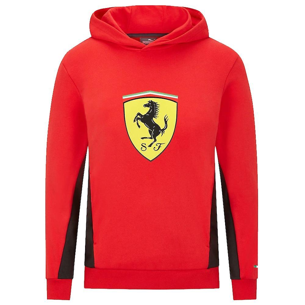 Puma 2022 Ferrari Fanwear Hooded Sweat (Red) Large Adults