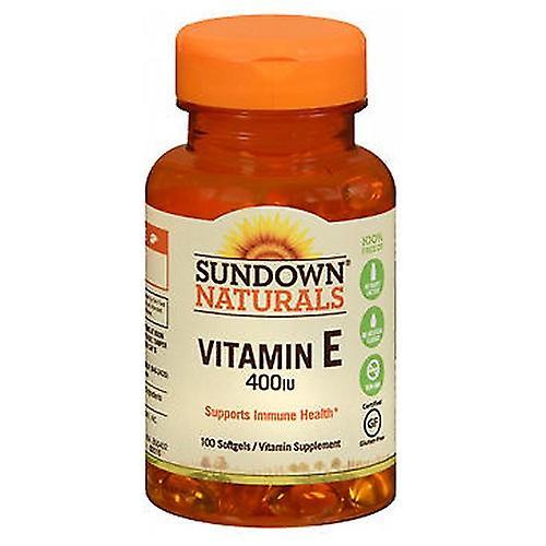 Sundown Naturals Vitamin E, 400 IU, 100 Caps (Pack Of 1)