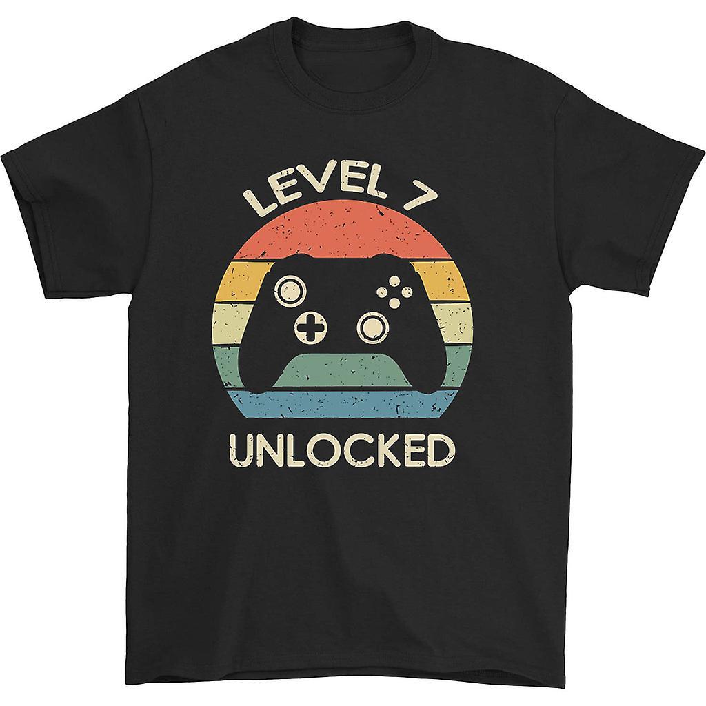 HISHARK Level 7 unlocked t-shirt Black L