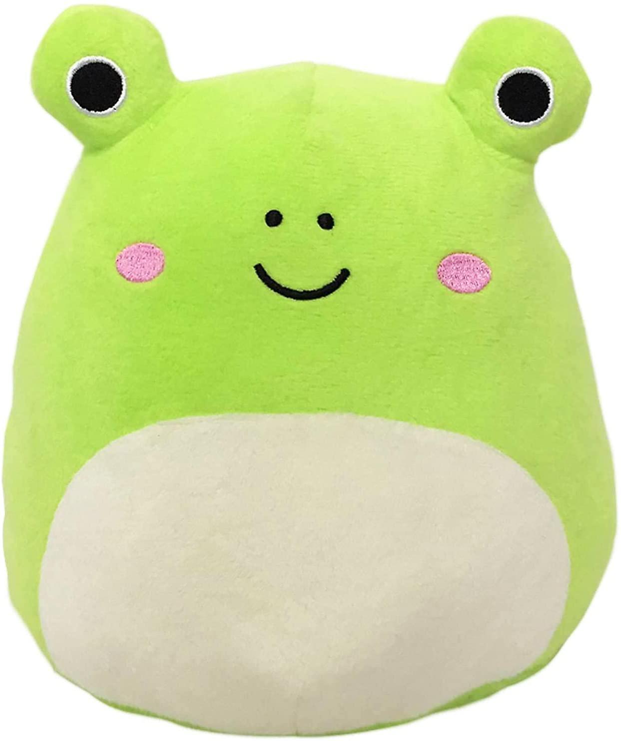 Wuhing-sj-8 Inches Green Frog Cute Frog Plush Frog Plushies Wendy The Frog Plush Pillow Frog Plushy Cute Frog Gifts Cute Plush Pillows Frog Pillow Fro