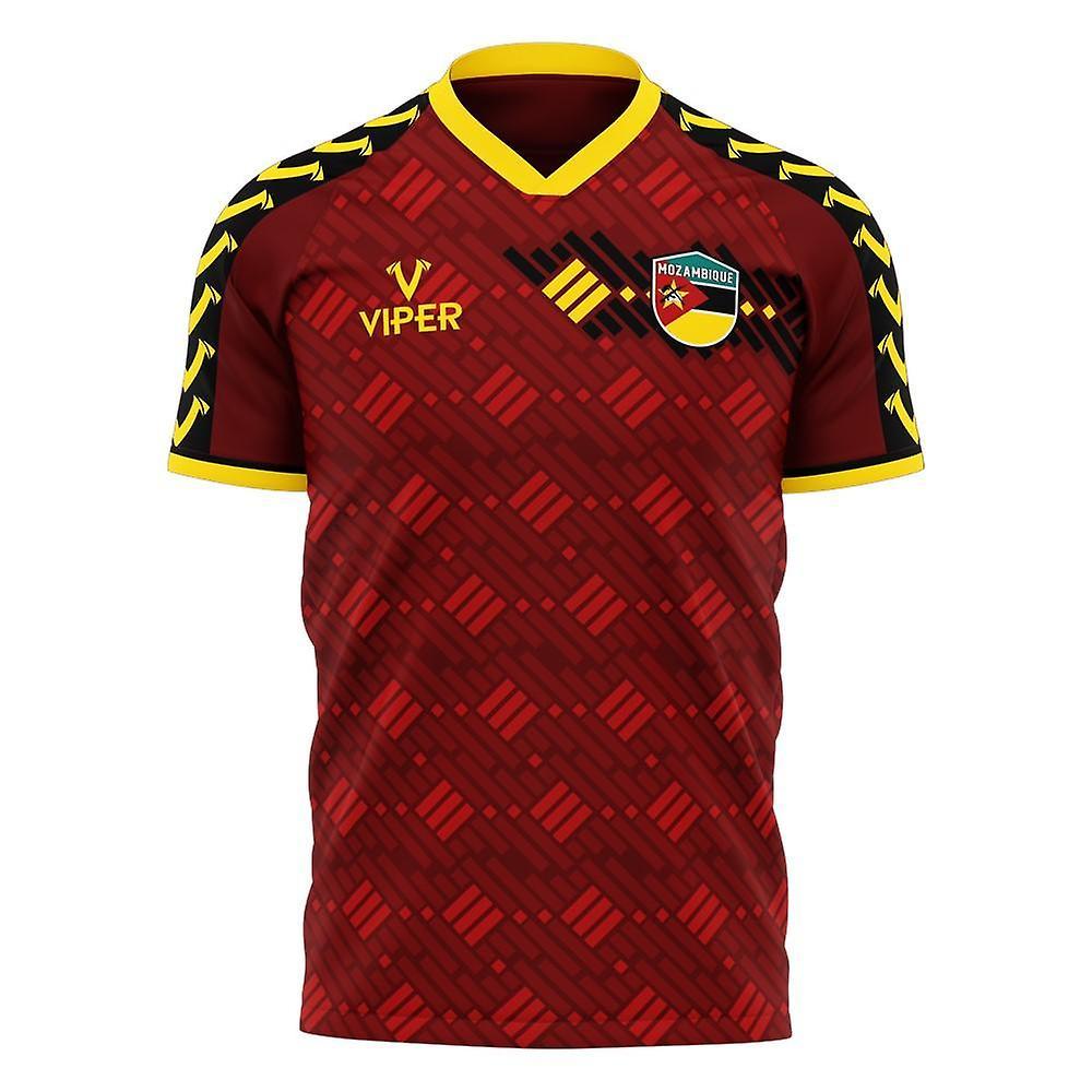 Viper Sportswear Mozambique 2024-2025 Home Concept Football Kit (Viper) Maroon M