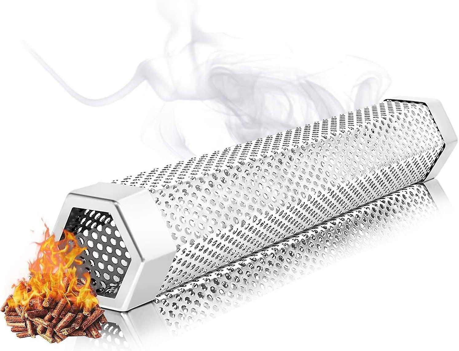 Piao Smoker Tube Smoke Generator Pellet Smoker Tube Stainless Steel Bbq Smoker Tube Grill Smoker Tube Hot And Cold Smoker Generator For Bbq Or Smok...