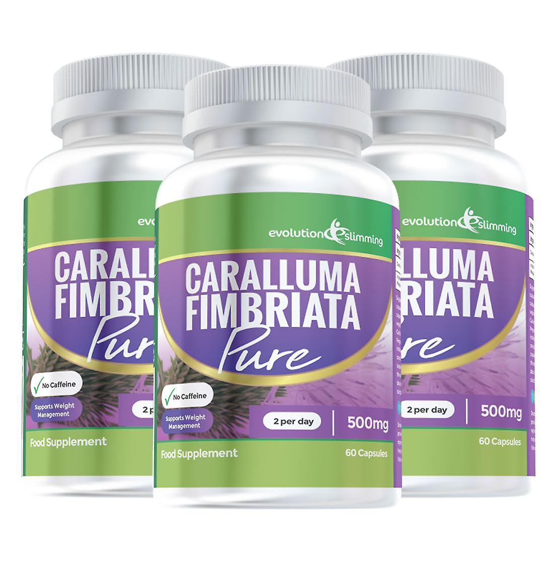 Caralluma Pure Caralluma Fimbriata 500mg - 180 Capsules - Appetite Control - Evolution Slimming