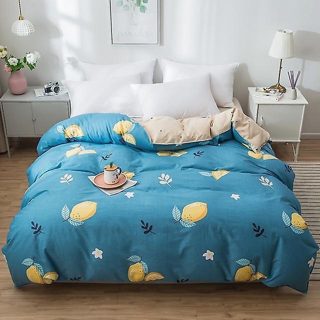 Slowmoose Ab Version Dual Sided Soft Comfortable Cotton Printing Duvet Cover & Sham 160x210cm / Sham