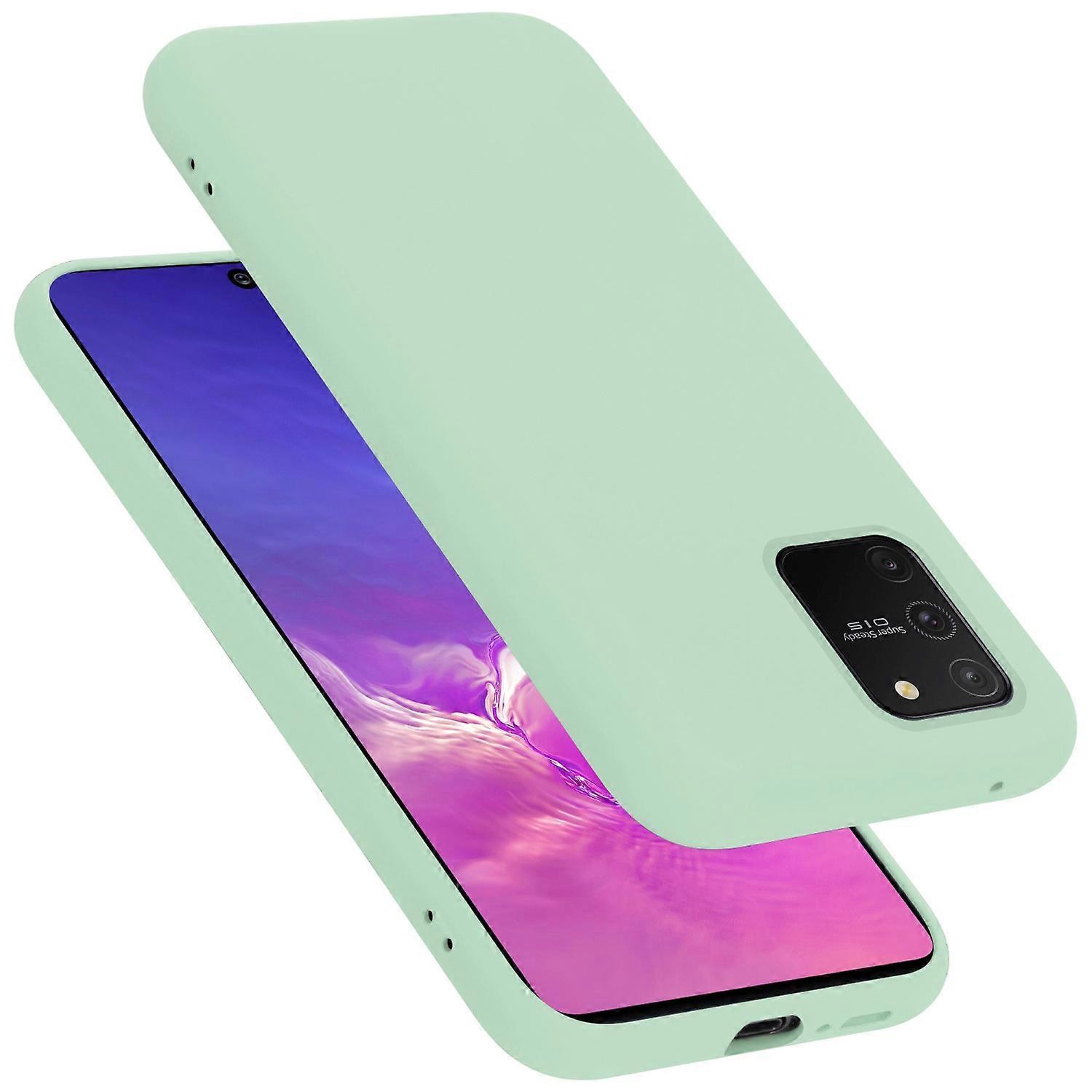 Samsung Galaxy A91 / S10 LITE / M80s Case TPU Protective Case - Liquid Design LIQUID LIGHT GREEN