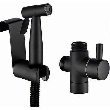 Tinor Stainless Steel Toilet Spray Kit Toilet Spray, Black Spray Hand Shower With Hose, Holder