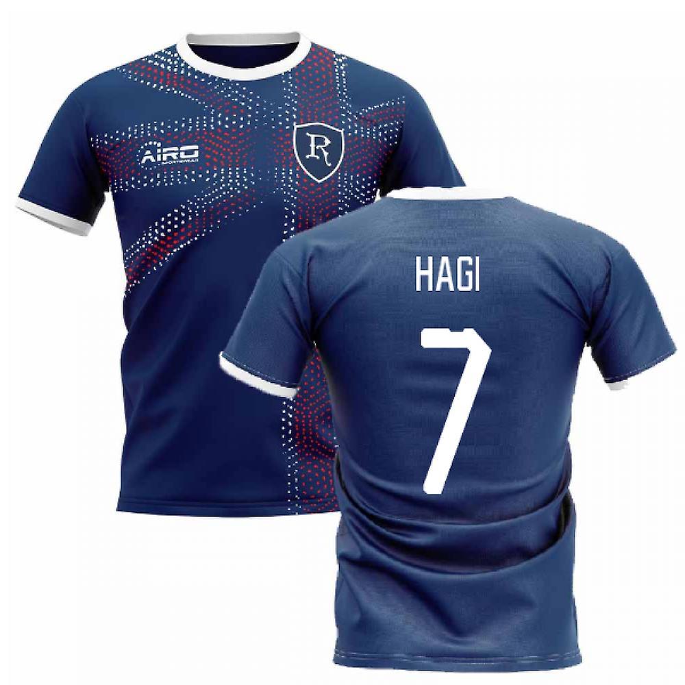 Airo Sportswear 2023-2024 Glasgow Home Concept Football Shirt (Hagi 7) Blue Adult 5XL - 58-60 inch (160-172cm)