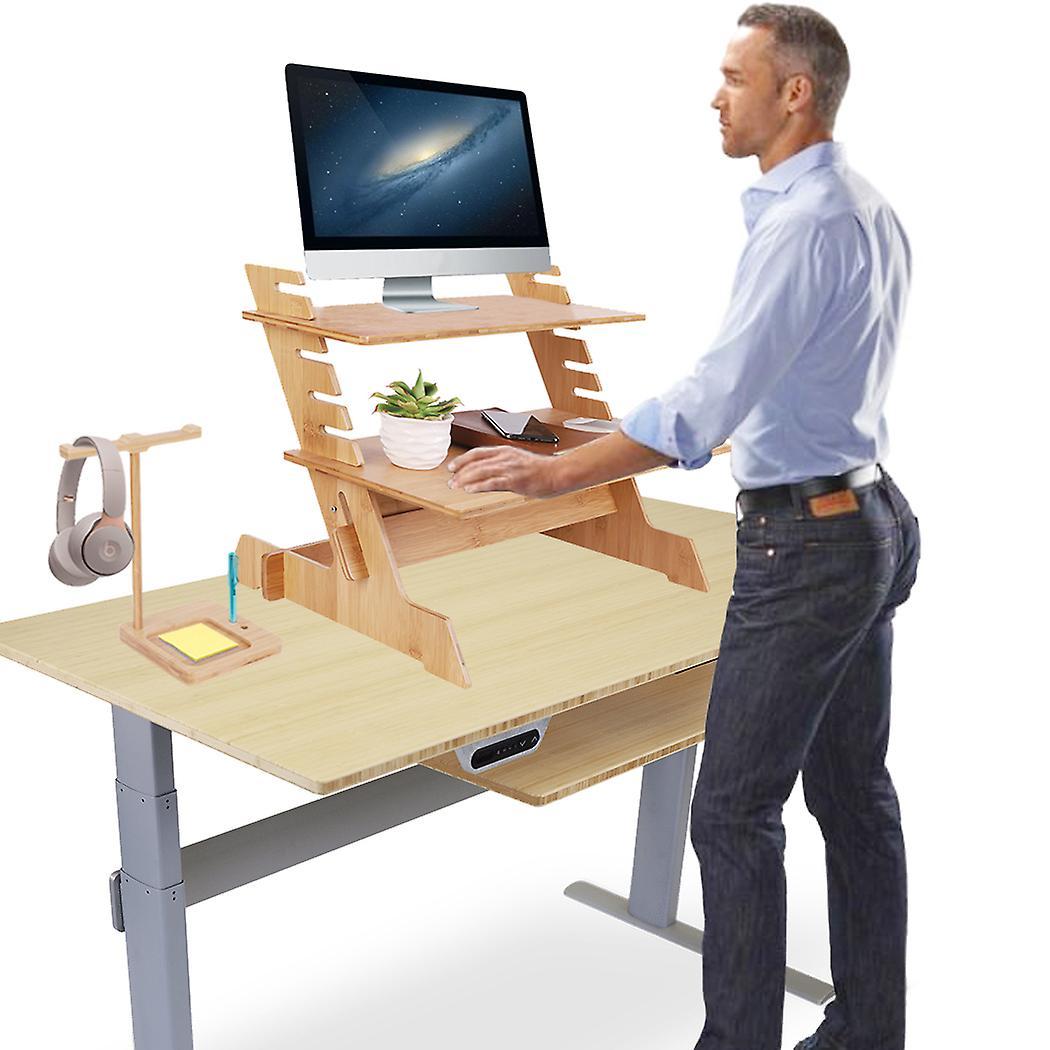 Unho Ergonomic Height Adjustable Sit-stand Desk Workstation Computer Riser