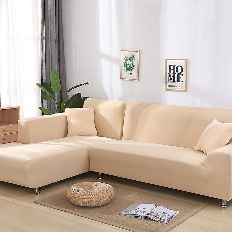 Slowmoose Sofa Covers For Living Room, Slip-resistant - Sofa Cover Stretch L Shaped colour7 3-seater 195-230cm