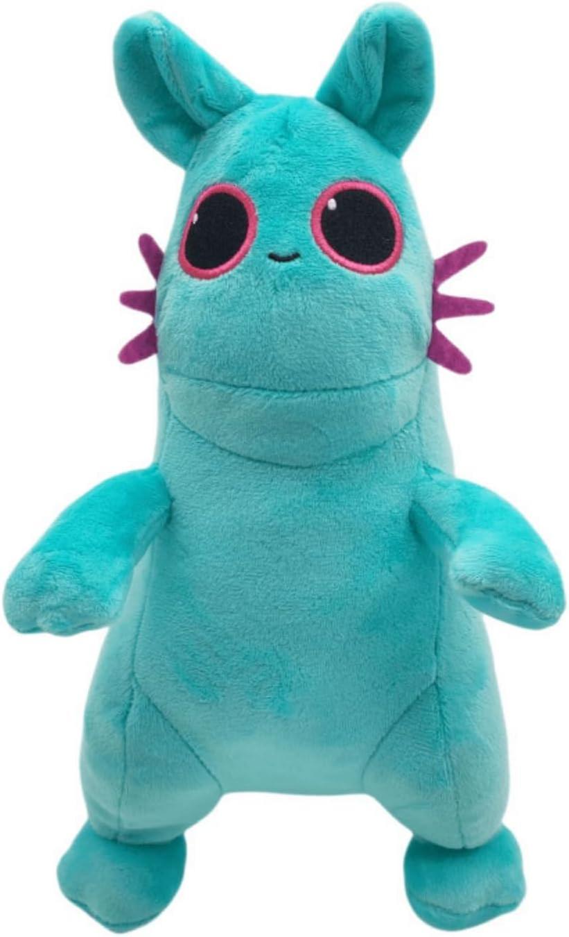 Heytea 2024 New Rain World Plush Doll, 10in Cute Slugcat Plush Toy Anime Stuffed Slugcat Plush Toy Character Pillow Fans(Blue)